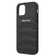 AMG Leather Debossed Lines case for iPhone 12 mini - black
