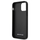 AMG Leather Debossed Lines case for iPhone 12 mini - black