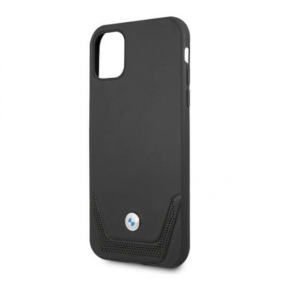 BMW Leather Perforate Case for iPhone 11 / Xr - Black