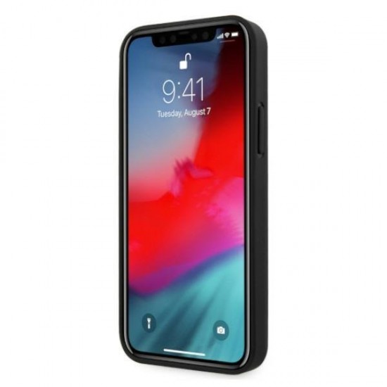 BMW Leather Deboss Case for iPhone 12 Pro Max - Black