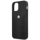 BMW Leather Curve Perforate Case for iPhone 12 Pro Max - Black