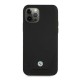 BMW Leather Perforate Case for iPhone 12 Pro Max - Black