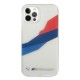 BMW Motorsport Tricolor Case for iPhone 12 Pro Max - Transparent