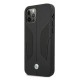 BMW Leather Perforated Sides Case for iPhone 12 / iPhone 12 Pro - Black