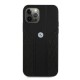 BMW Leather Curve Perforate Case for iPhone 12 / iPhone 12 Pro - Black