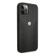 BMW Leather Curve Perforate Case for iPhone 12 / iPhone 12 Pro - Black