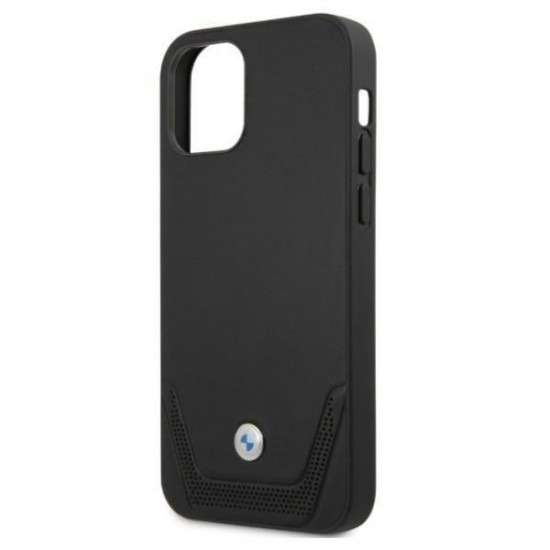 BMW Leather Perforate Case for iPhone 12 / iPhone 12 Pro - Black