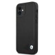 BMW Leather Deboss case for iPhone 12 mini - black