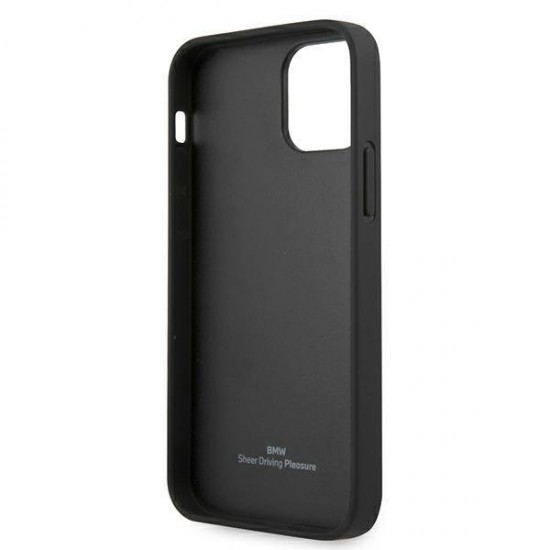 BMW Leather Deboss case for iPhone 12 mini - black