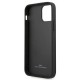 BMW Leather Curve Perforate Case for iPhone 12 mini - Black