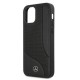 Mercedes Leather Perforated Area Case for iPhone 12 Pro Max - Black
