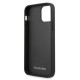 Mercedes Leather Perforated Area Case for iPhone 12 Pro Max - Black