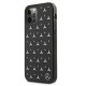 Mercedes Silver Stars Pattern Case for iPhone 12 Pro Max - Black