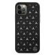 Mercedes Silver Stars Pattern Case for iPhone 12 Pro Max - Black