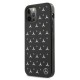 Mercedes Silver Stars Pattern Case for iPhone 12 / iPhone 12 Pro - Black
