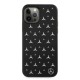 Mercedes Silver Stars Pattern Case for iPhone 12 / iPhone 12 Pro - Black