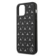 Mercedes Silver Stars Pattern Case for iPhone 12 / iPhone 12 Pro - Black