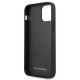 Mercedes Leather Perforated Area Case for iPhone 12 mini - Black