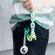 Color Chain (rope) colorful chain phone holder pendant for backpack wallet green