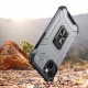 Crystal Ring Case Kickstand Tough Rugged Cover for iPhone 12 mini black