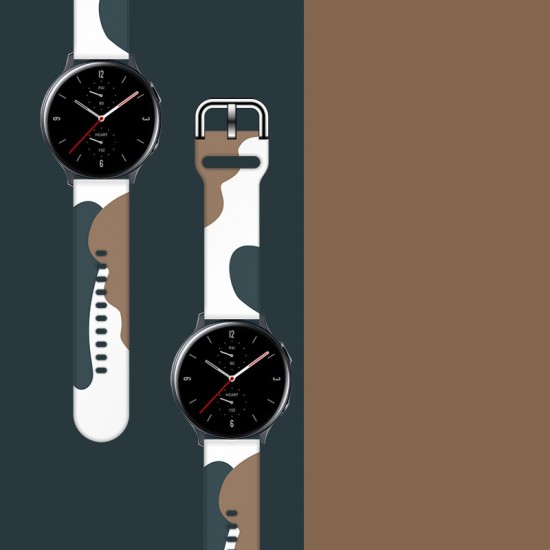 Strap Moro for Samsung Galaxy Watch 40 / 41 / 42 / 43 / 44 mm silicone bracelet watch band - pattern 1