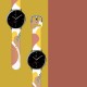 Strap Moro for Samsung Galaxy Watch 40 / 41 / 42 / 43 / 44 mm silicone bracelet watch band - pattern 7