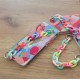Color Chain Case gel flexible elastic case cover with a chain pendant for iPhone 13 Pro multicolour (1)