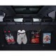 Car organizer for the rear seat backrest for the trunk black