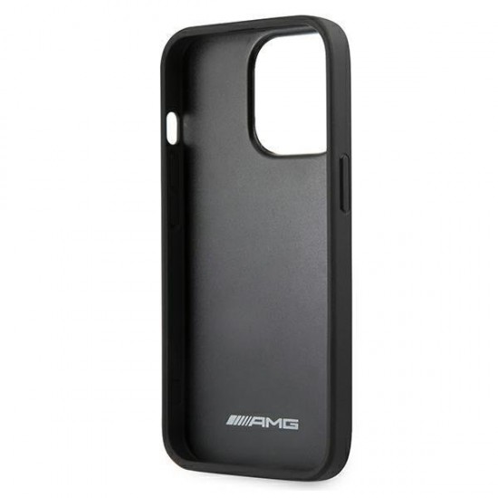 AMG Leather Debossed Lines case for iPhone 13 Pro / iPhone 13 - black