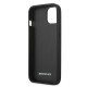 AMG Leather Debossed Lines case for iPhone 13 mini - black