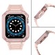 Protect Strap Band for Apple Watch 38/40/41mm Armored Case Strap - Pink