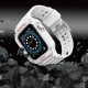 Protect Strap Band for Apple Watch 42/44/45mm Armored Case Strap - White