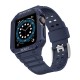 Protect Strap Band for Apple Watch 42/44/45mm Armored Case Strap - Blue