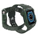 Protect Strap Band for Apple Watch 42/44/45mm Armored Case Strap - Green
