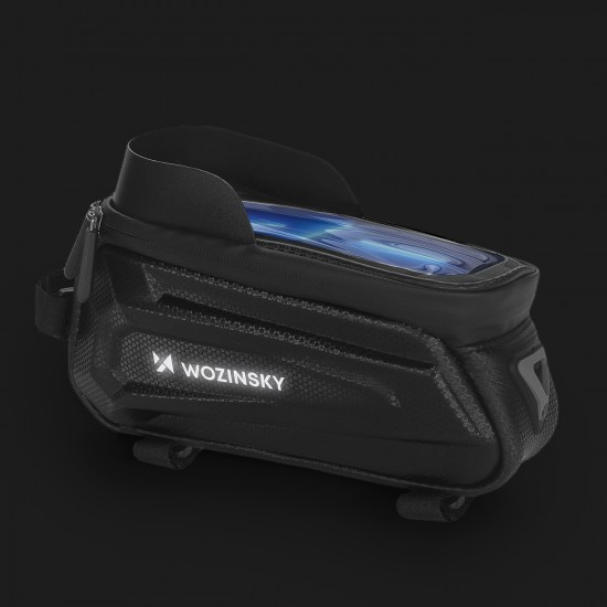 Wozinsky Bike Frame Bag with Phone Case 1.7L Black (WBB28BK)