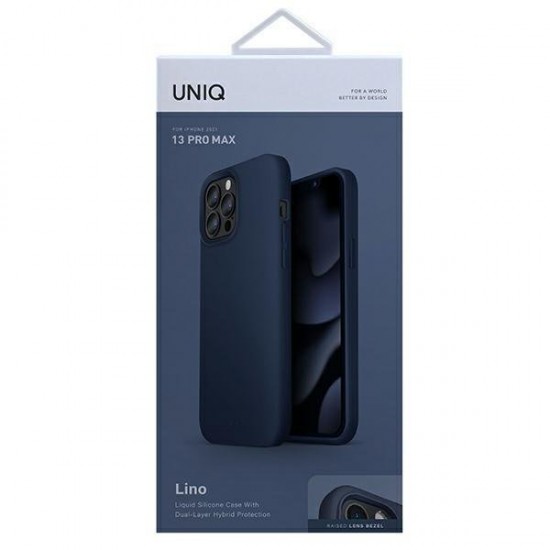 Uniq Lino case for iPhone 13 Pro Max - blue