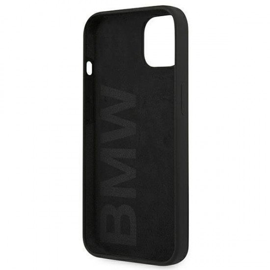BMW Silicone Signature Case for iPhone 13 mini - Black