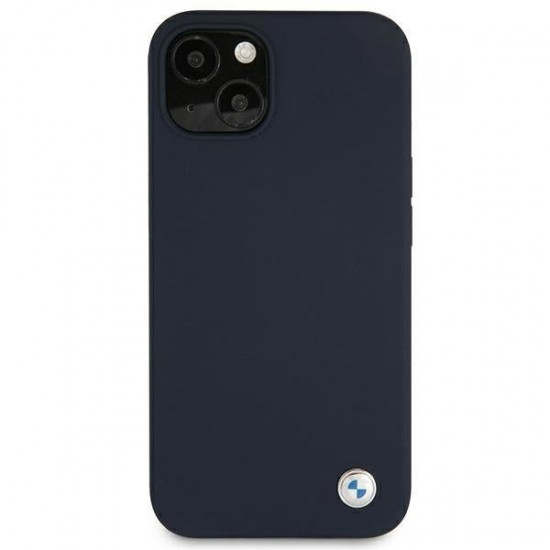 BMW Silicone Signature Case for iPhone 13 mini - Navy Blue