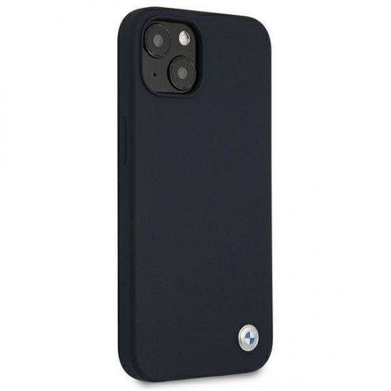 BMW Silicone Signature Case for iPhone 13 mini - Navy Blue