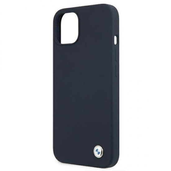BMW Silicone Signature Case for iPhone 13 mini - Navy Blue