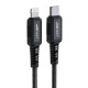Acefast C4-01 Lightning - USB-C PD cable 30W 3A 480Mb/s 1.8m - black