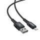 Acefast MFI USB - Lightning cable 1.8m, 2.4A black (C4-02 A Black)