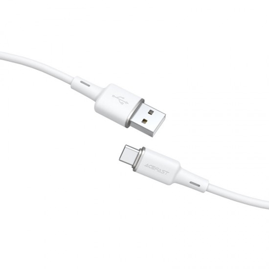 Acefast USB cable - USB Type C 1.2m, 3A white (C2-04 white)