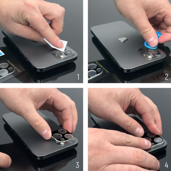 Wozinsky Full Camera Glass 9H Full Camera Tempered Glass for Xiaomi Redmi Note 11 Pro + / 11 Pro Camera (CHINA)