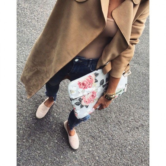 Canvaslife Briefcase 15-16'' Laptop Bag - Navy Blue and White