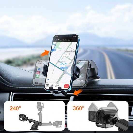 Joyroom Car Smartphone Holder for Dashboard Black (JR-ZS283)