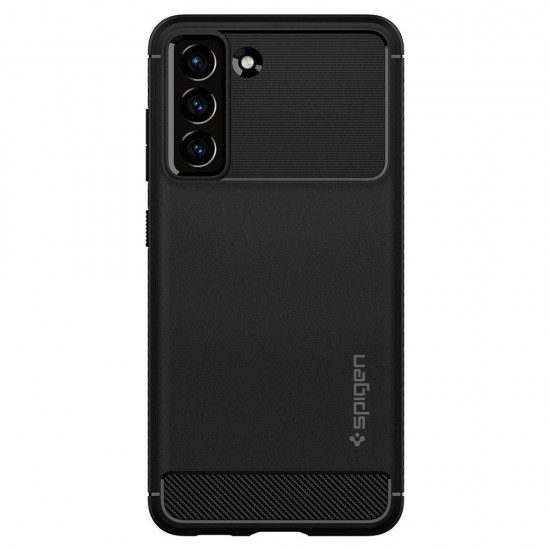 Spigen Rugged Armor Case for Samsung Galaxy S21 FE - Matte Black