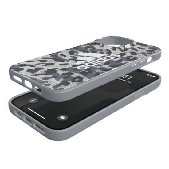 Adidas OR SnapCase Leopard Case for iPhone 13 Pro / iPhone 13 - Gray