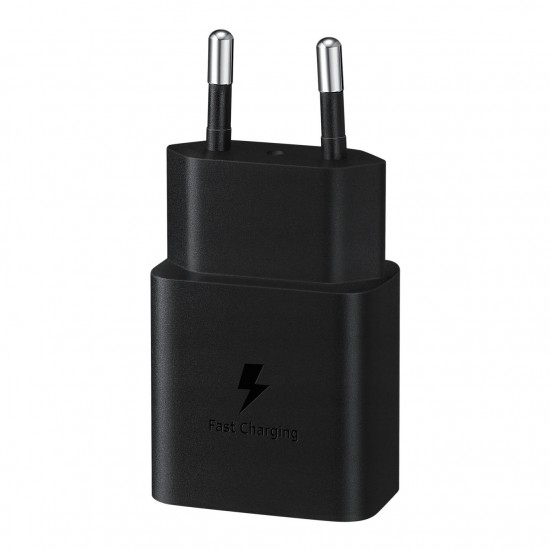 Samsung EP-T1510XBEGEU 15W PD USB-C AFC Wall Charger with USB-C Cable - Black