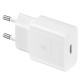 Samsung EP-T1510XWEGEU USB-C 15W PD AFC wall charger + USB-C cable - white